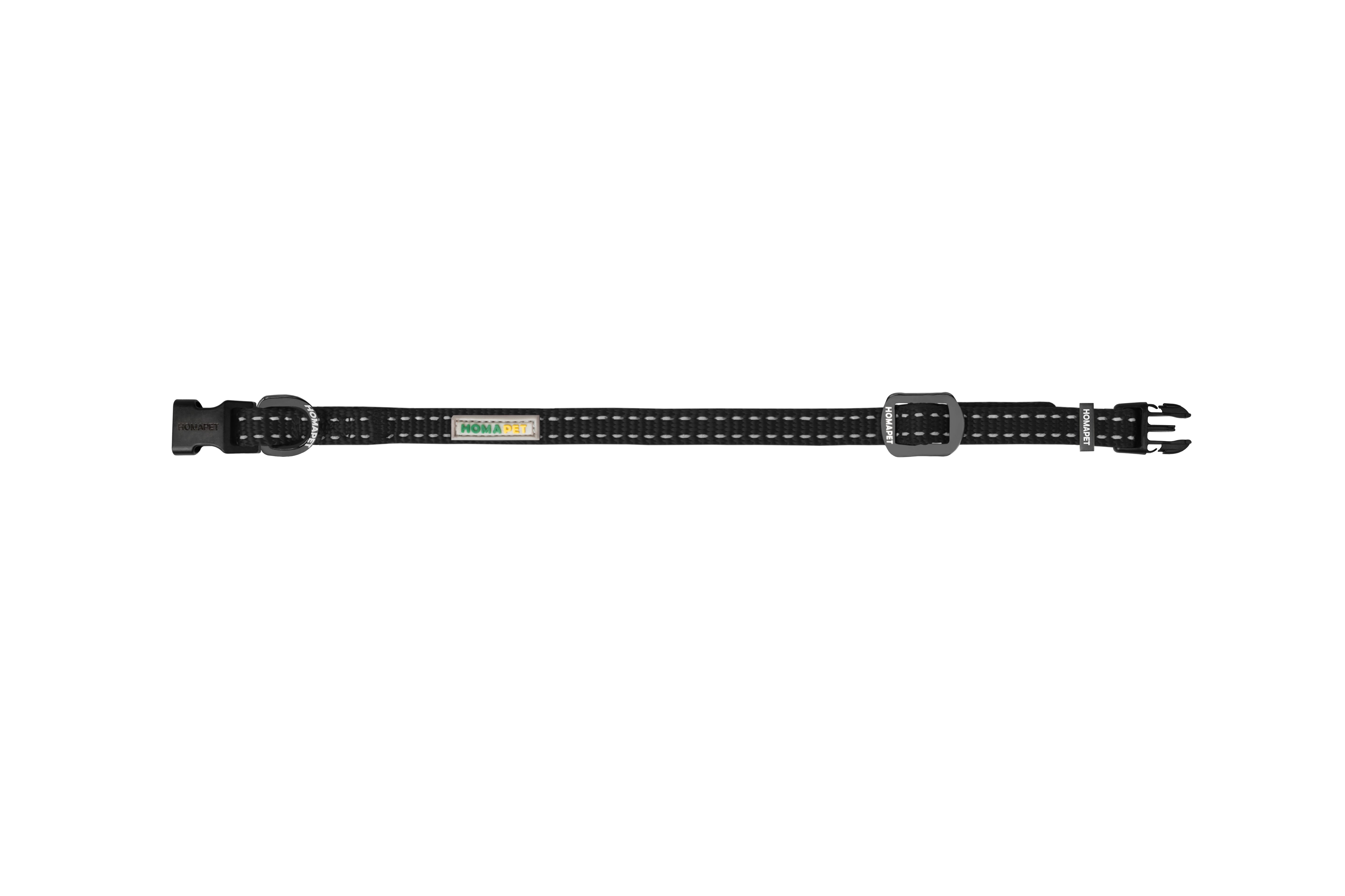 Black Nylon Dog Collar
