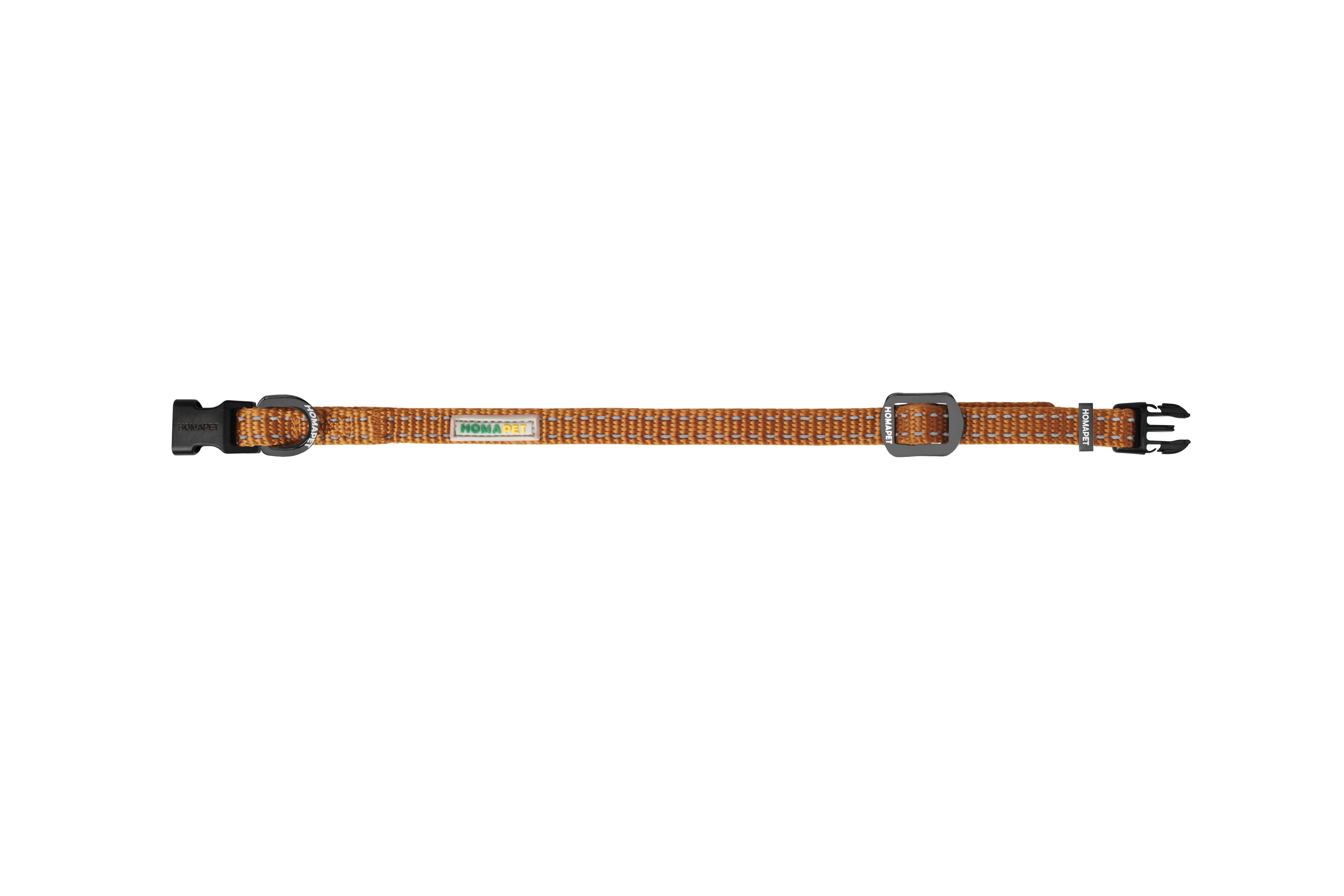 Copper Brown Nylon Dog Collar