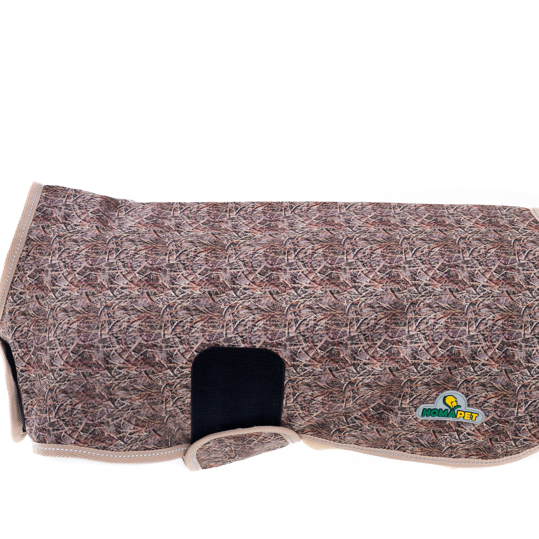 Duck Hunt Camo Coastal Dog Coat with Polyester Lining- Printed