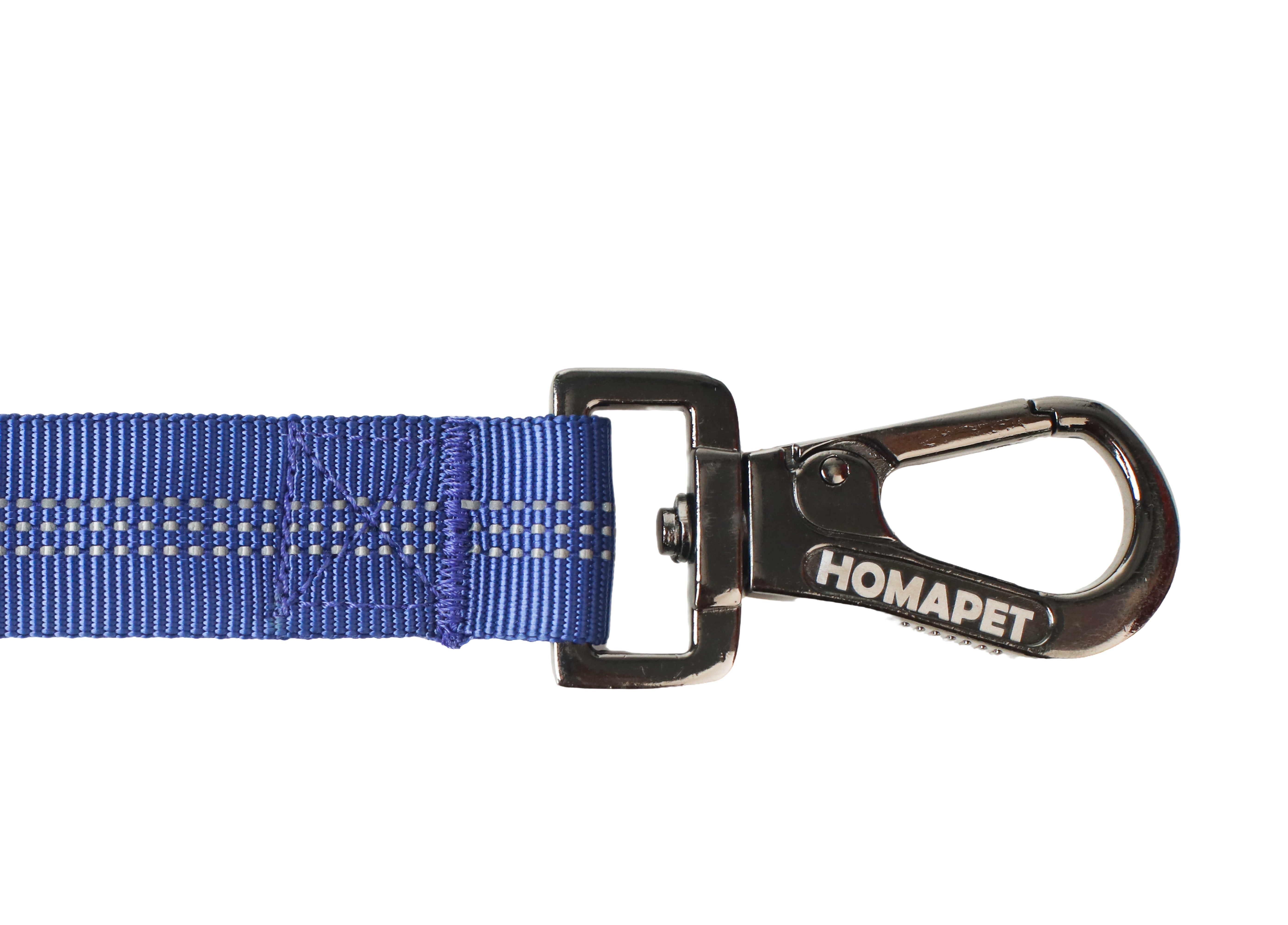 Sodalite Blue Nylon Full Bungee Dog Leash