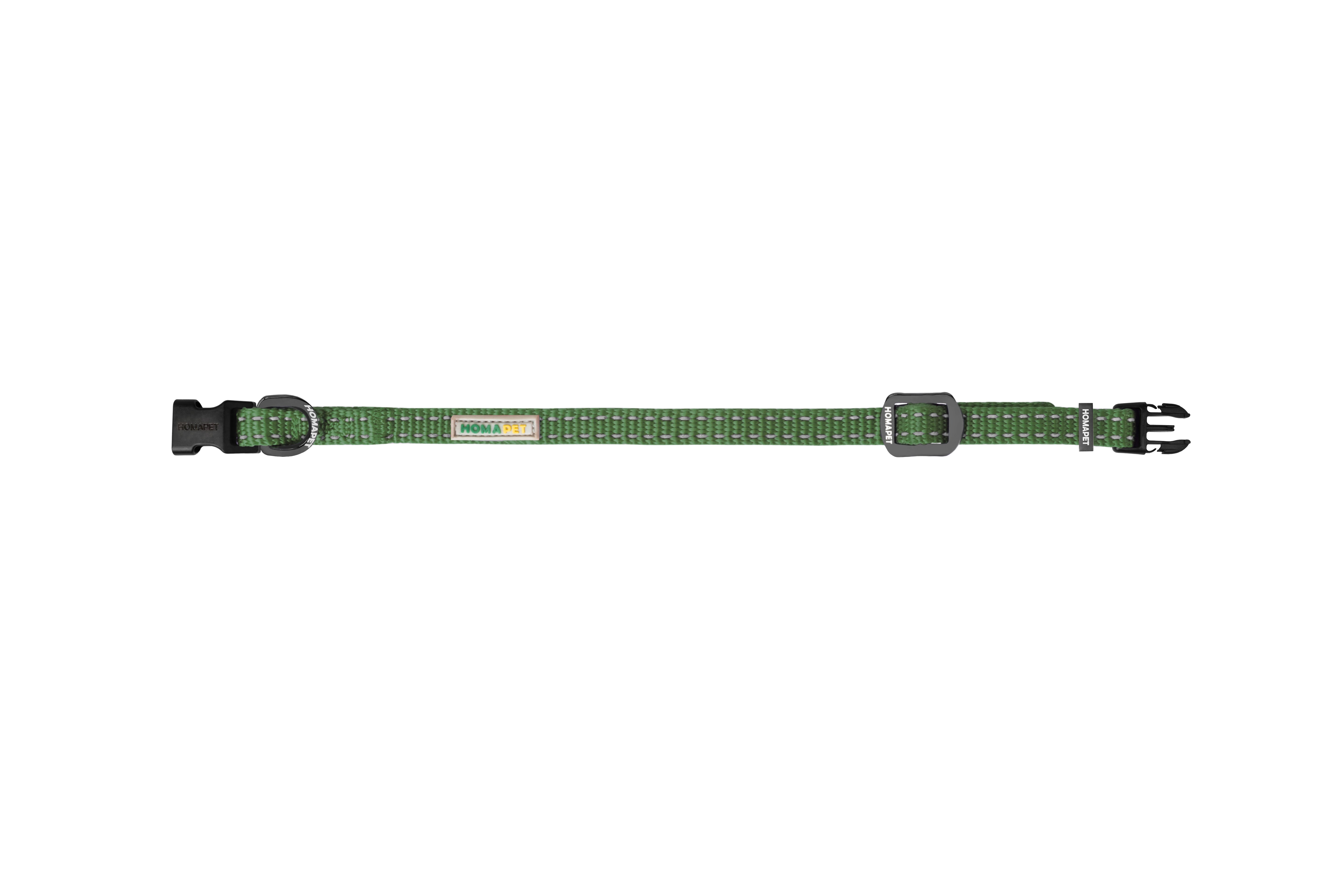 Olive Green Nylon Dog Collar