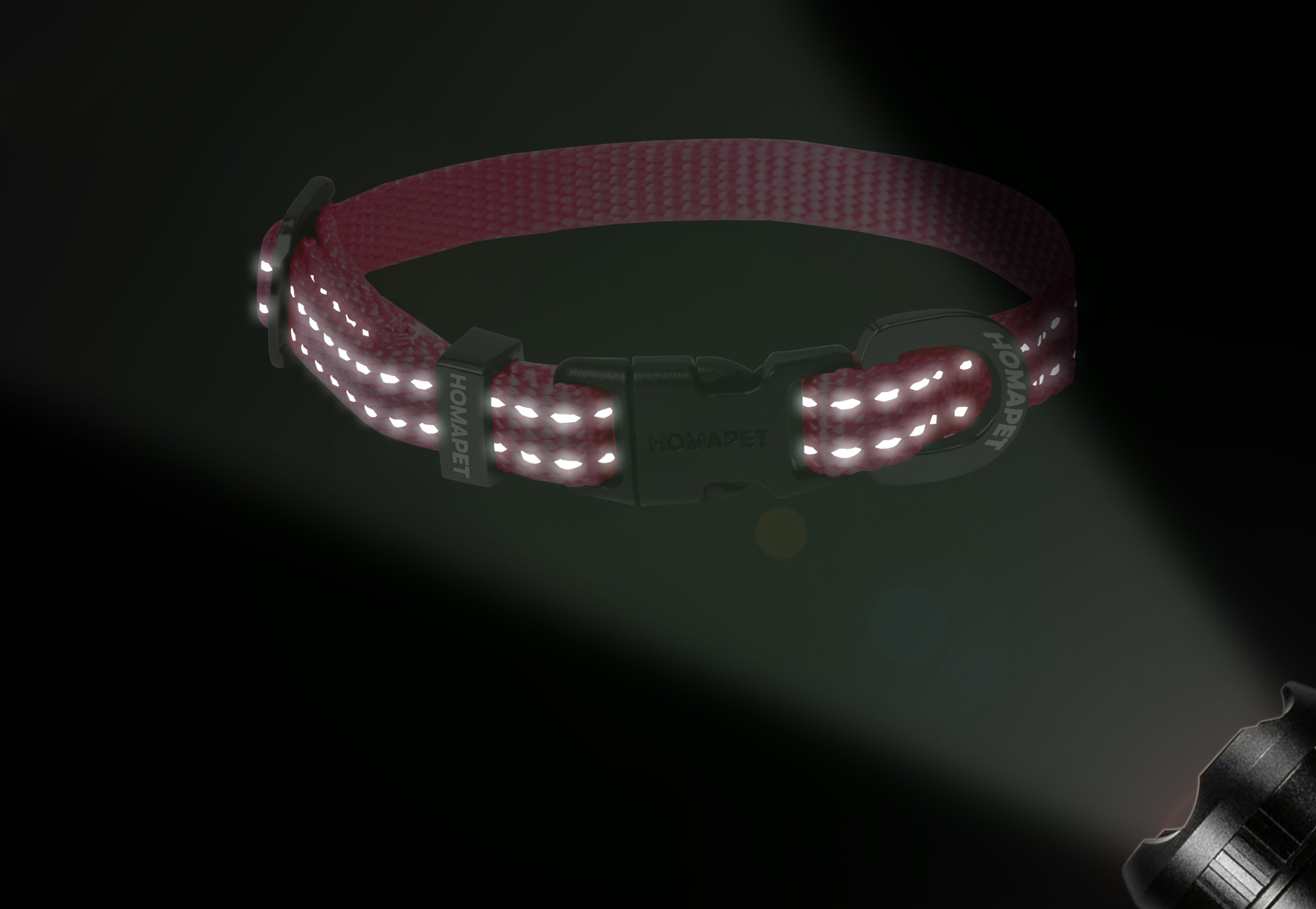 Pink Nylon Dog Collar