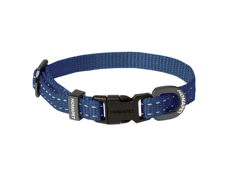 Sodalite Blue Nylon Dog Collar