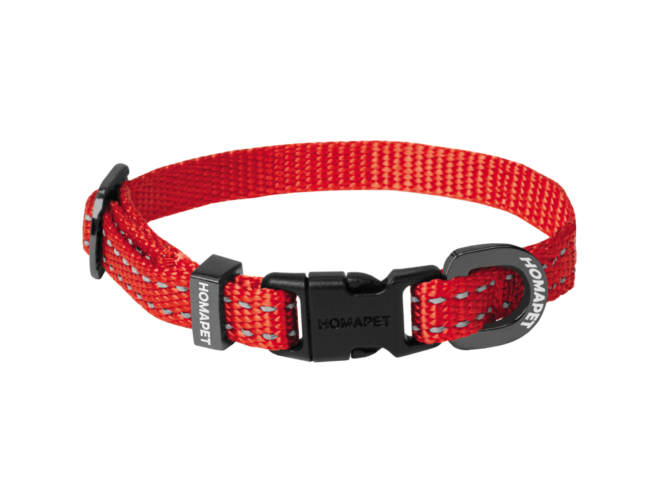 Red Nylon Dog Collar