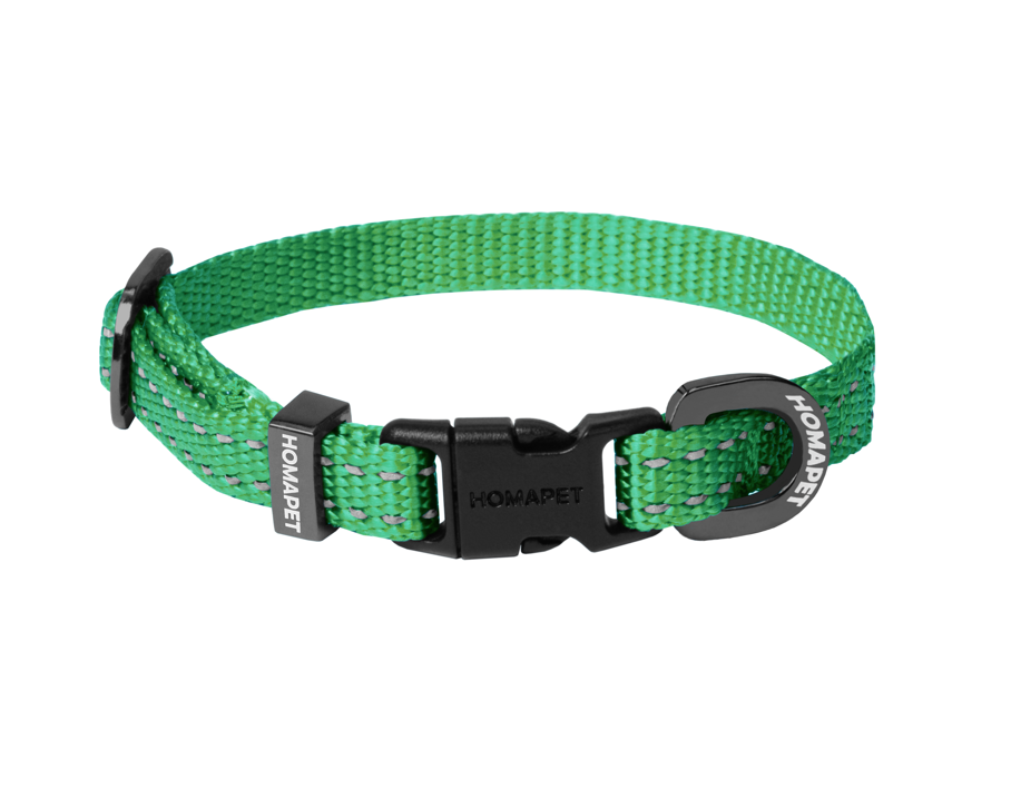 Poly Green Nylon Dog Collar