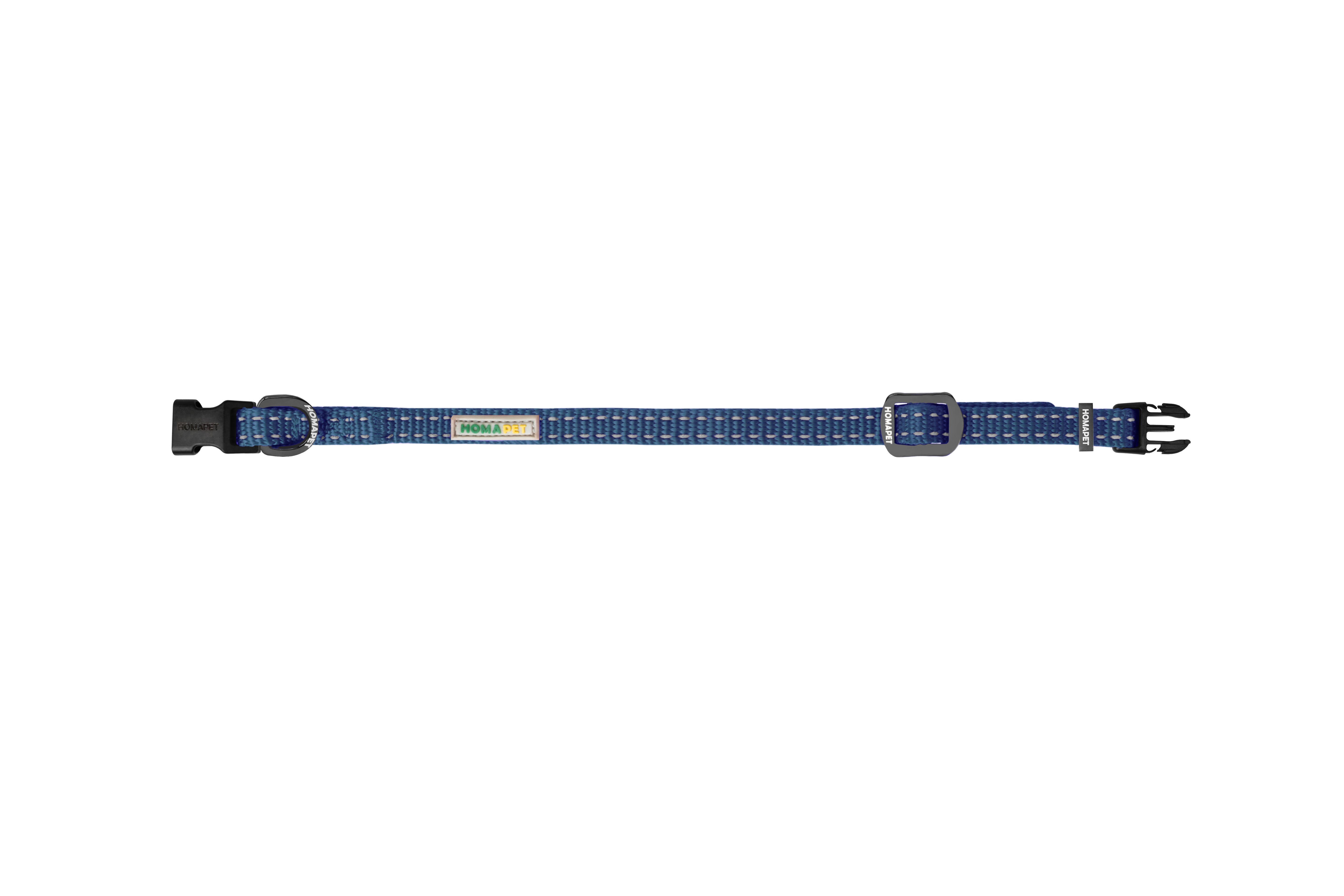 Sodalite Blue Nylon Dog Collar