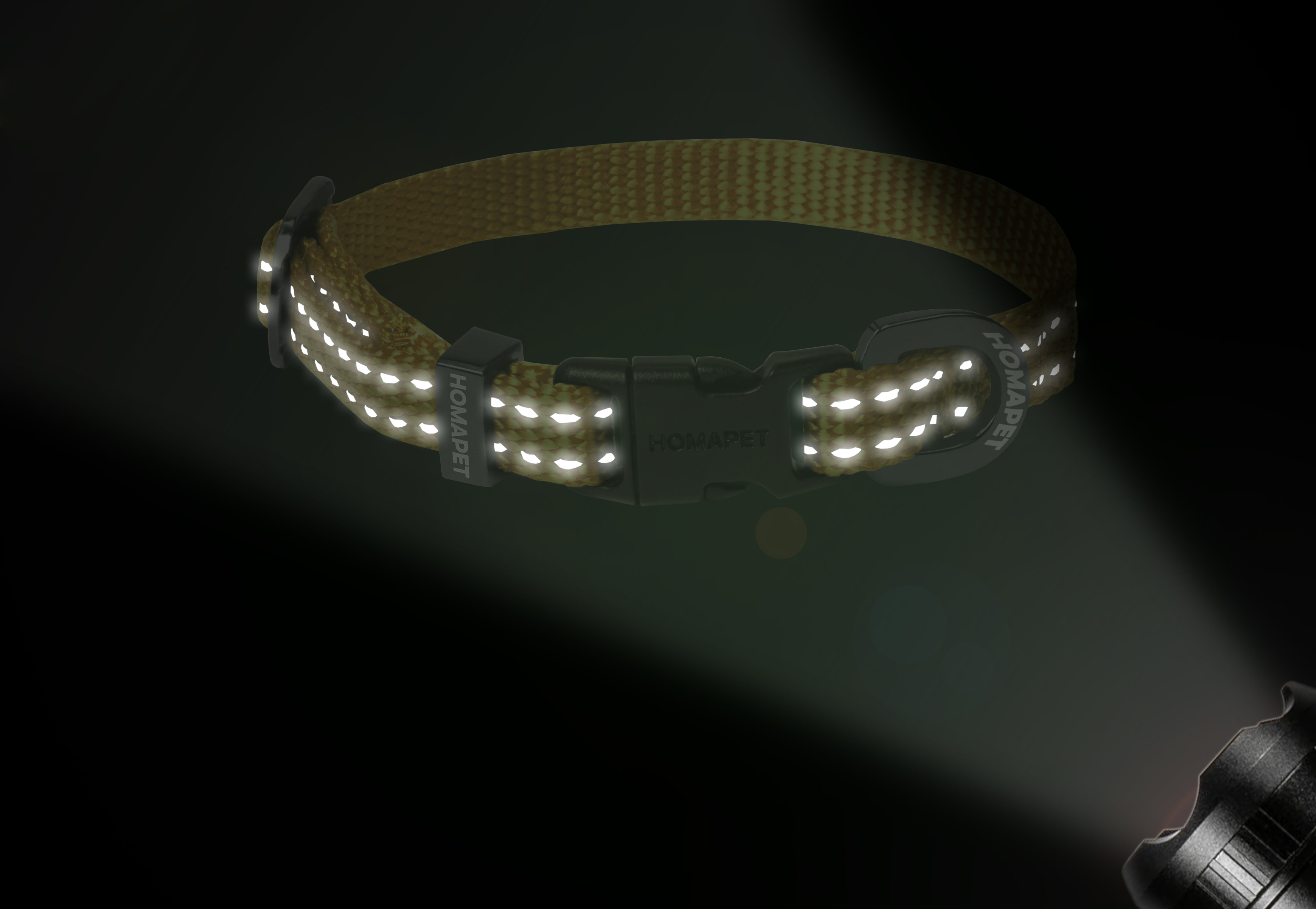 Yellow Nylon Dog Collar